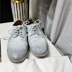Marsell Men's White Leather Dress Shoes
